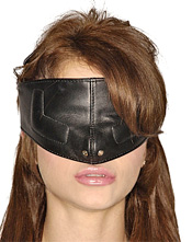 Leather Blindfold/Head Harness